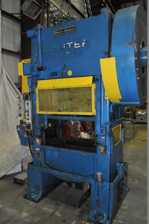 MINSTER P2-100 Straight Side, Double Crank (Single Action) Presses | Timco, Inc.