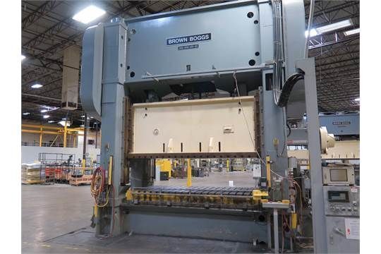 1995 BROWN & BOGGS SS2-600-120-60 Straight Side, Double Crank (Single Action) Presses | Timco, Inc.