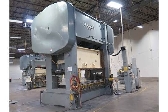 1995 BROWN & BOGGS SS2-600-120-60 Straight Side, Double Crank (Single Action) Presses | Timco, Inc.