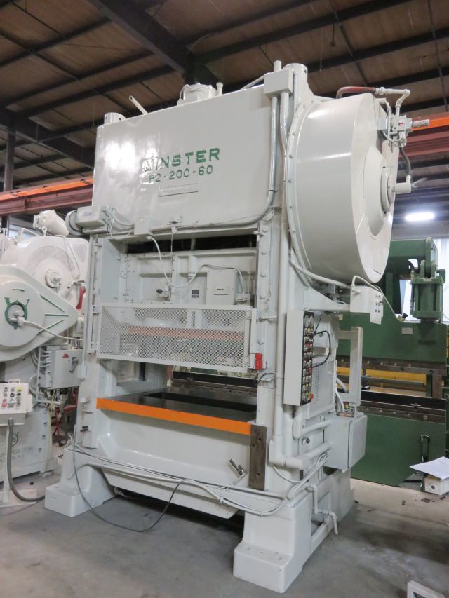 MINSTER P2-200-60 Straight Side, Double Crank (Single Action) Presses | Timco, Inc.