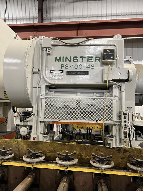 MINSTER 100 TON SSDC Straight Side, Double Crank (Single Action) Presses | Timco, Inc.
