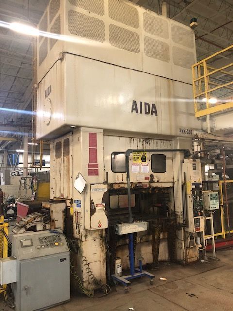 AIDA 330 TON SSDC Straight Side, Double Crank (Single Action) Presses | Timco, Inc.