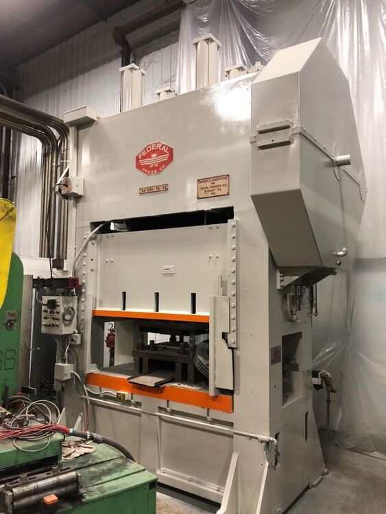 1978 FEDERAL 200 TON Straight Side, Double Crank (Single Action) Presses | Timco, Inc.