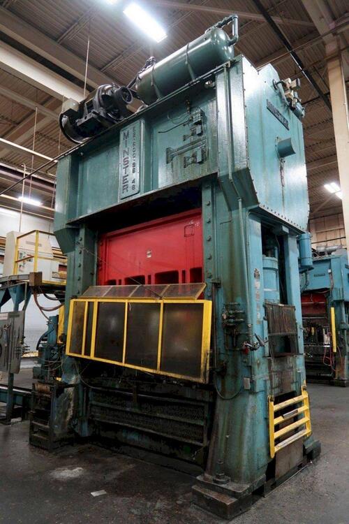 MINSTER 600 TON SSDC Straight Side, Double Crank (Single Action) Presses | Timco, Inc.