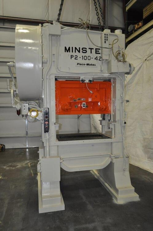 MINSTER 100 TON Straight Side, Double Crank (Single Action) Presses | Timco, Inc.